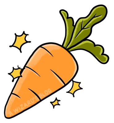Sparkling carrot.