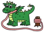 Knitting recipe: Dragon chain