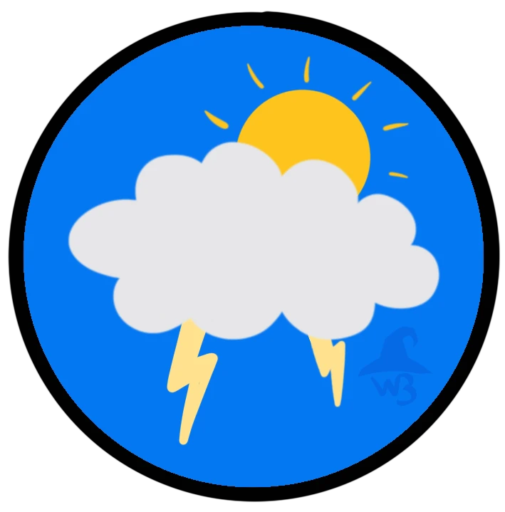 Weather icon.